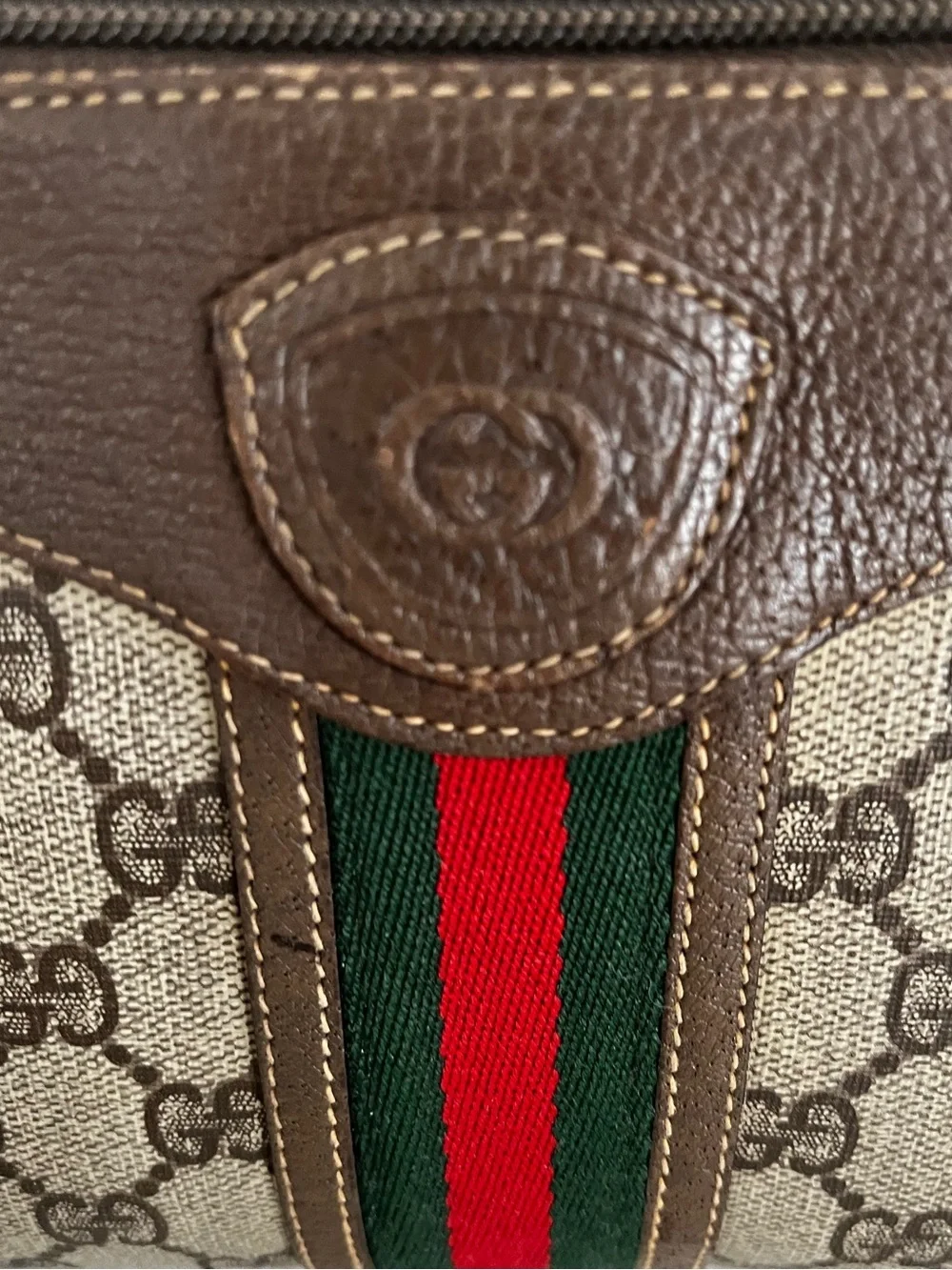 Vintage Gucci GG Supreme Sherry Line Crossbody Rare Collectible Late 1970’s - 80